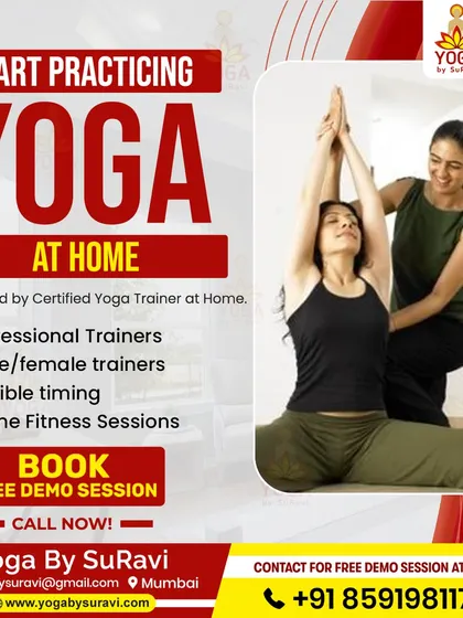 Start your practice with our certified male and female trainers. We offer flexible timings for home fitness sessions, making it easy to fit wellness into your life.