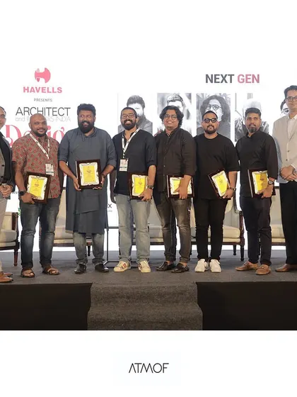 The group of 'Next Gen' architects recognized at the Havells Design Debate. It's inspiring to be part of such a talented community.