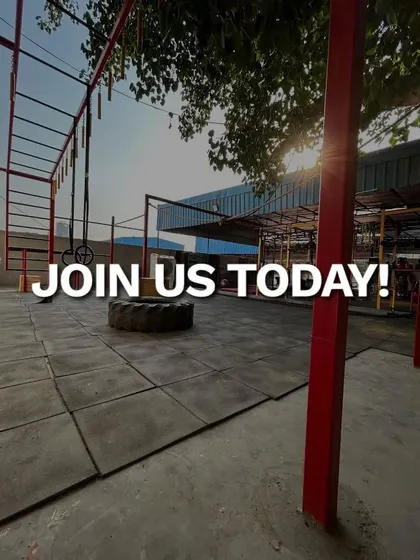 This is a duplicate of media ID 61, reinforcing the invitation to join us at our unique open-air training facility. The space is ready for you to start your fitness journey.