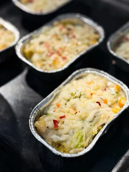 A fusion dish that always surprises and delights: my Dhokla Lasagna. I layer fluffy dhokla with rich, cheesy sauces to create a unique appetizer that combines Indian and Italian flavors.