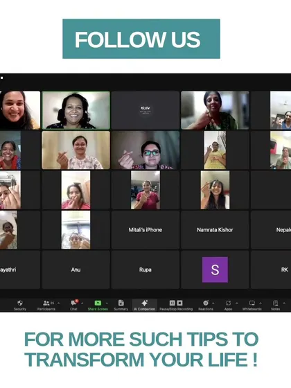 The wonderful attendees of the "Mindfully Declutter Your Home" online session. It's always so powerful to see a community come together to support each other's journey to a calmer life.
