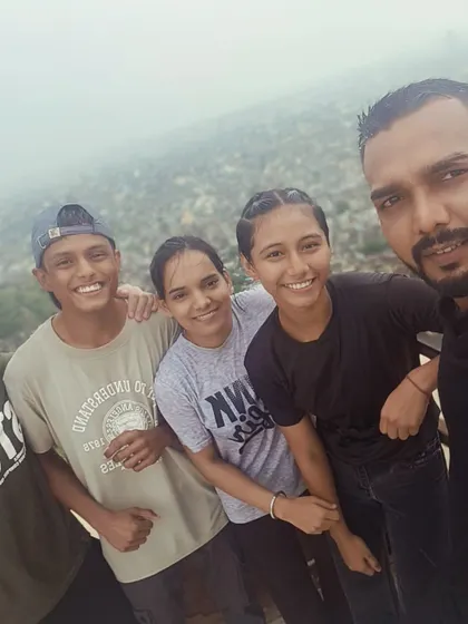 My kickboxing team on a trip to Jaipur for the national championships. We are a team both inside and outside the gym.