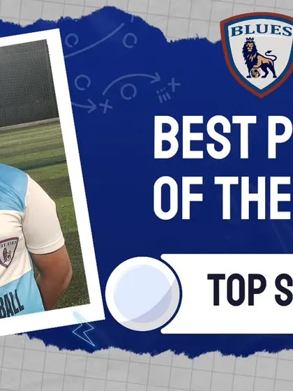 Congratulations to another Player of the Week. His hard work and focus have paid off, earning him this well-deserved recognition.