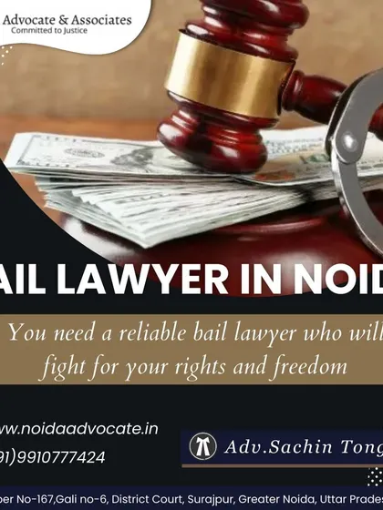 When your freedom is on the line, you need a reliable bail lawyer in Noida who will fight for your rights. I am committed to being that advocate for you.