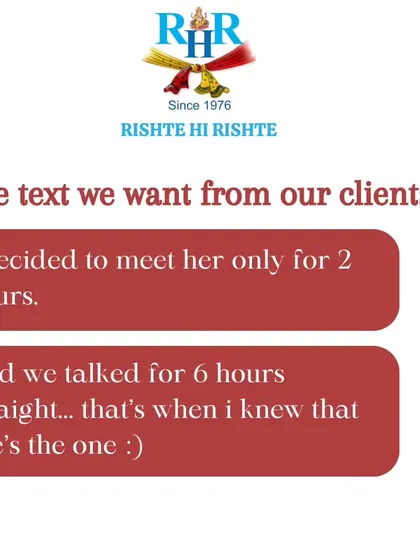 A testimonial from a happy client who knew they found 'the one' after a meeting we arranged. This is the kind of connection we strive to create with our curated introductions.