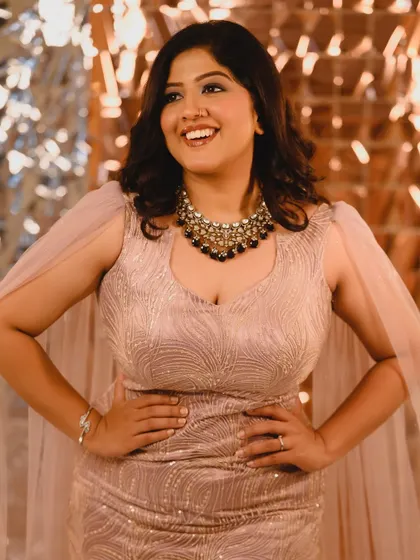 A beautiful shot from the awards night photoshoot. The makeup features a soft smokey eye and radiant skin, perfect for an evening event.