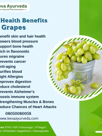 Grapes are more than just a fruit; they are packed with health benefits. This list outlines 15 advantages, from improving skin and hair health to lowering blood pressure, supporting bone health, and boosting the immune system.