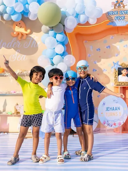 Friends celebrating together in a world made just for them. I love creating these shared memories for kids and their families.