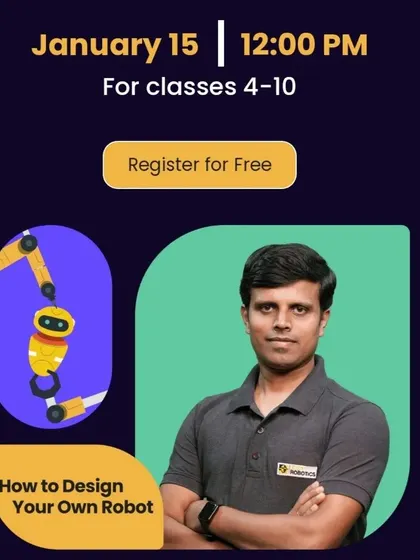 We were super excited to partner with Byju's for a live Masterclass on how to design and build your own robot. It was a great opportunity to share our passion with a huge audience.