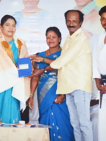 Here, a special guest honors one of our supporters during the closing ceremony. It is a team effort, and I am always grateful for the parents and well-wishers who encourage our students.