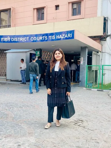 A successful day at Tis Hazari District Courts after securing bail for a client.
