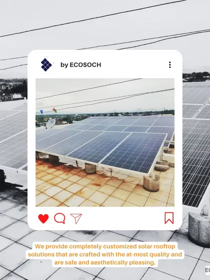 An aesthetically pleasing, customized solar rooftop solution for a home. We focus on quality, safety, and design to ensure the system not only performs well but also complements the building's architecture.
