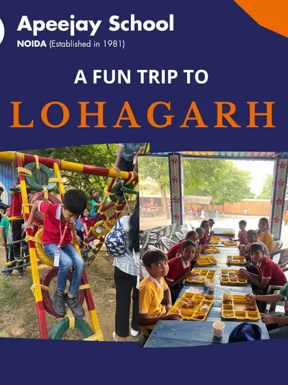 The trip to Lohagarh Farms included a variety of activities, from climbing structures to enjoying a communal meal. It was a day of adventure, learning, and refueling with friends.