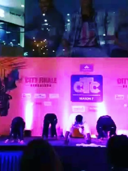 We also choreograph contemporary pieces with a message. This was a performance for a cause at the CTC City Finale, using dance to tell a powerful story.