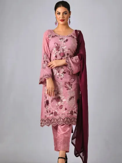 Clean, crisp e-commerce photography is essential for online sales. This image for Odette Style shows a full-length view of the garment against a neutral background, focusing on the product's details, fit, and embroidery.