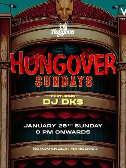 'Hungover Sundays' are legendary in Bangalore. I bring the biggest Bollywood tracks to end the weekend on a high note.