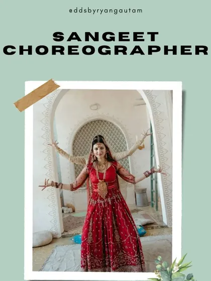 As a sangeet choreographer, I help bring your family and friends together with fun, synchronized moves that make the event more interesting and desirable for everyone.