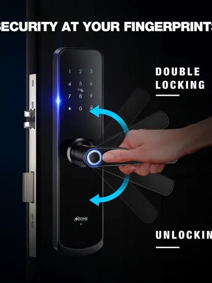 Experience security at your fingertips with our double-locking handle mechanism. A simple lift of the handle engages the double lock for added security, while pushing down unlocks it, providing intuitive and safe operation.