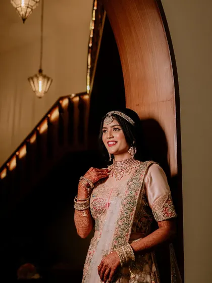 Duplicate of image 385, a candid portrait in an archway.