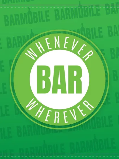 Our logo says it all: Whenever, Bar, Wherever. This is the simple idea our entire service is built on.