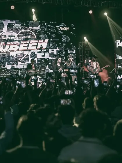 Zubeen Garg live in concert, presented by Alive India. The dynamic lighting and large LED backdrop were all part of the infrastructure we managed for this amazing show.