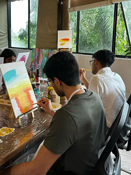 Another shot of our fun and unique workshops. We're always coming up with new ideas to keep your creative juices flowing.