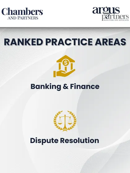 Our firm's Banking & Finance practice has been recognized again by the Chambers and Partners Global Guide 2025. This is a direct result of our commitment to delivering exceptional results for our clients in the financial sector.