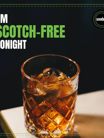 A classic scotch on the rocks in a crystal-cut glass. Sometimes, the simplest drinks are the best, and we make sure to serve them right.