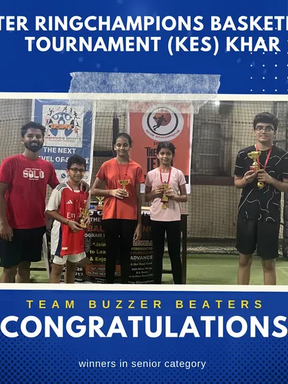 Congratulations to Team Buzzer Beaters, the winners in the senior category of the Inter-Ringchampions Basketball Tournament.