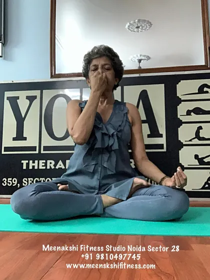 Practicing Nadi Shodhana, or alternate nostril breathing. This pranayama technique is excellent for balancing the mind and nervous system.