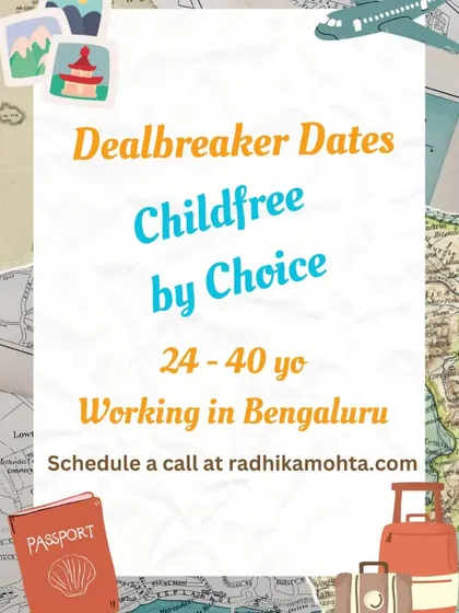 For those who are childfree by choice, finding a like-minded partner is crucial. I help facilitate these connections through my specialized matchmaking services.