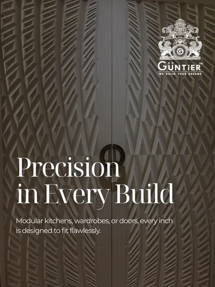 Precision in every build. Whether it's modular kitchens, wardrobes, or doors, every inch is designed to fit flawlessly. This is why top architects trust my work.