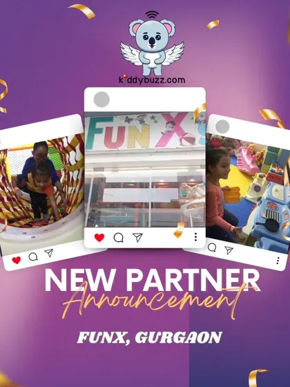 FunX in Gurgaon is an ultimate fun destination for little adventurers. Book your tickets through Kiddybuzz to get 10% off and make playtime more exciting.
