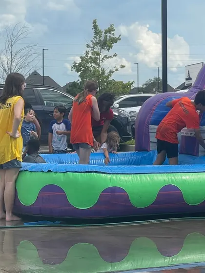 Nothing beats the summer heat like our giant inflatable water slide. Our Splash Days are a highlight of summer camp, filled with water games and fun for everyone.
