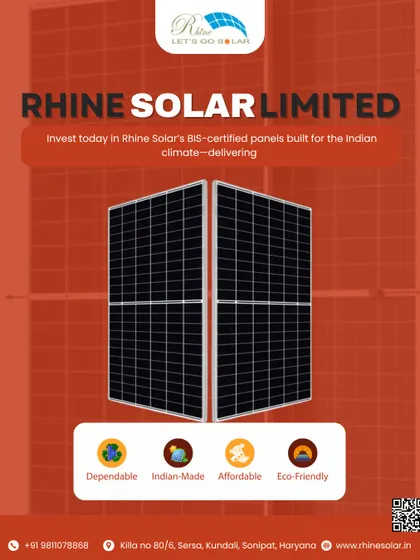Invest today in our BIS-certified panels built for the Indian climate. Our products are dependable, Indian-made, affordable, and eco-friendly.