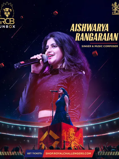 Seeing my name on the poster for the RCB Unbox event was a surreal moment. It's a dream for any artist from Bengaluru to perform on such a prestigious stage.