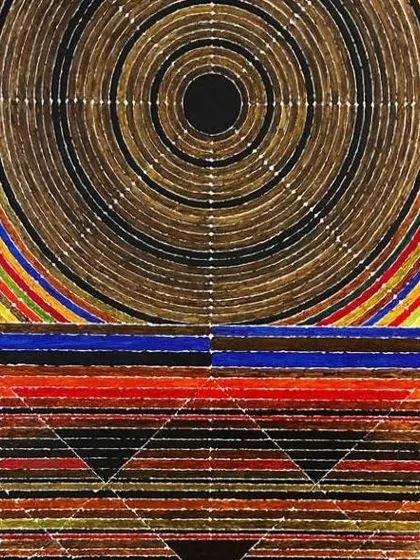 'Germination' by S.H. Raza, another exquisite work that captures the essence of life's renewal. This piece has been carefully placed into another notable collection, continuing its voyage of inspiration.
