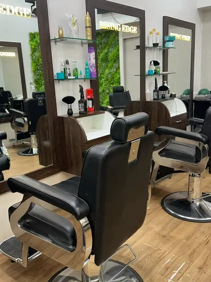 Welcome to my space. I've designed the salon to be clean, modern, and comfortable, with professional-grade chairs and equipment to ensure you have the best possible grooming experience.