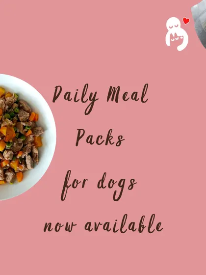 Our Daily Meal Packs are now available in a wider range of sizes, making daily feeding more convenient than ever.