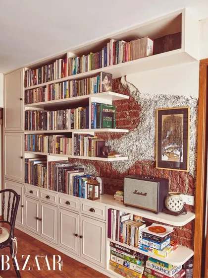 When I started working on Dia Mirza's home, it was a space waiting for a soul. We layered it with her personal art collection, art deco details, and contemporary comforts to create a home that is a true reflection of her grace, warmth, and quiet strength.