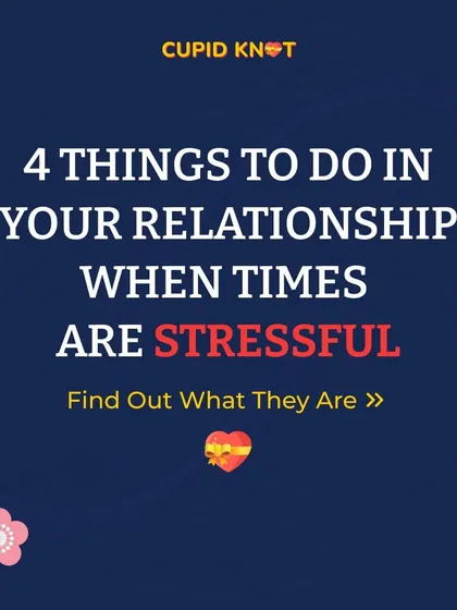 Stress can test any relationship. Here, we share four key things to do to keep your bond strong when life gets tough.