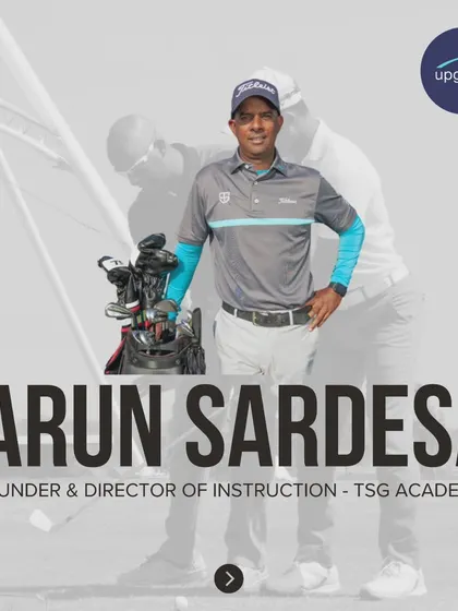As the Founder and Director of Instruction at TSG Academy, I have spent over 20 years shaping the future of Indian golf. Our partnership with data analytics platforms like Upgame is a natural extension of our philosophy.