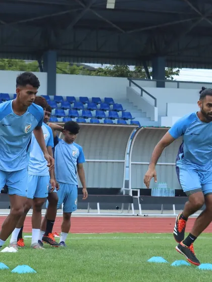 Our methods are trusted by athletes at the highest level. Here, I am working with the Indian U17 national football team, guiding them through agility drills. Applying our science-based principles to elite athletes demonstrates the effectiveness and scalability of our training system, whether for a developing youth player or a national team member.
