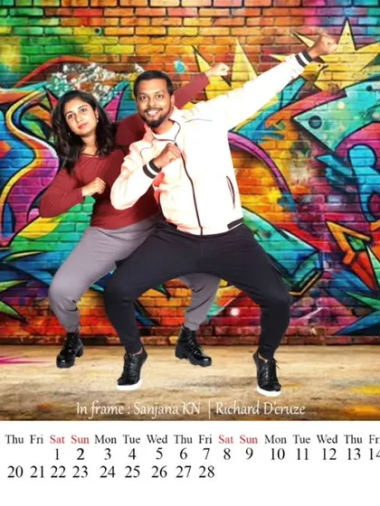 The raw energy and attitude of Hip Hop on full display in this dynamic shot for our 2025 dance calendar.