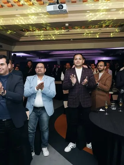The faces of an appreciative audience at the Lixil corporate event. Seeing the crowd engaged and applauding is the best feedback an entertainer can receive.