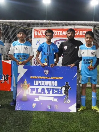 The "Upcoming Player" award for our U13 team. I am always looking to identify and nurture the next generation of talent.