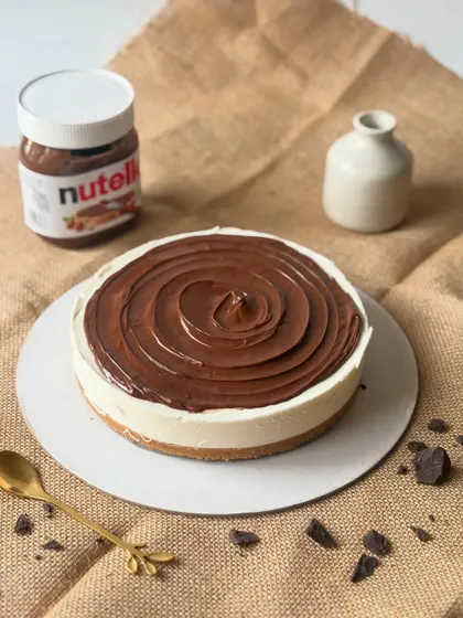 A perfect swirl of rich Nutella on top of my creamy, no-bake cheesecake. This decadent Nutella Cheesecake was an instant hit when I first introduced it, and it’s easy to see why.