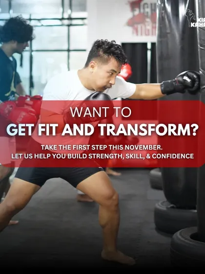Want to get fit and transform? Take the first step this November. Let us help you build strength, skill, and confidence.