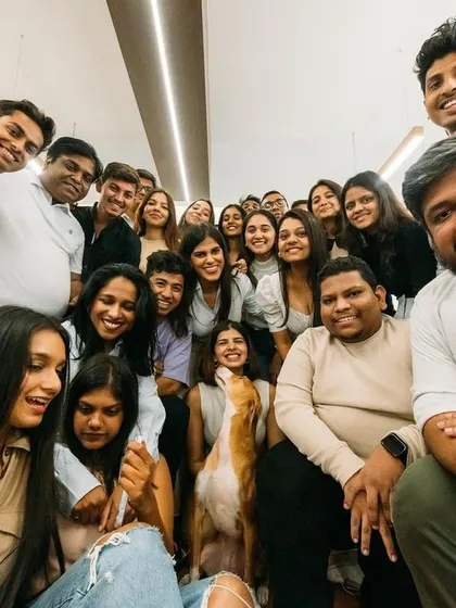 The whole gang. My role has become smaller over the years because the team is so empowered and confident, and I see that as a huge success.