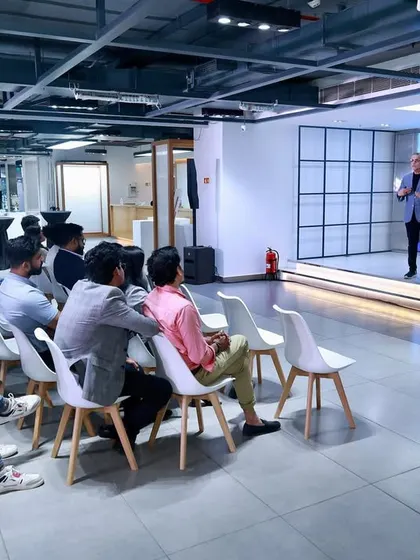 Hosting a masterclass for budding architects at Grohe's Experiential Center in Bangalore. Sharing my knowledge on high-rise architecture with the next generation is always an eventful and fulfilling evening.